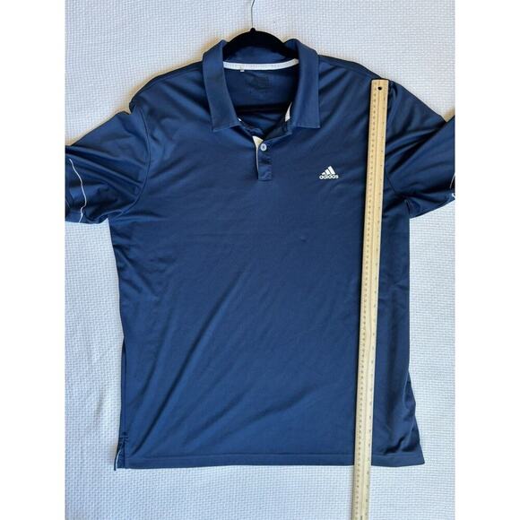 Adidas Golf Jacket Polo Shirt Men L Blue Bundle Golf Club Country Club Athleisur - Picture 13 of 14